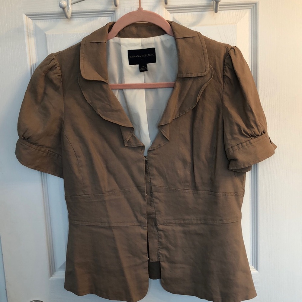 Banana Republic summer lined blouse/blazer